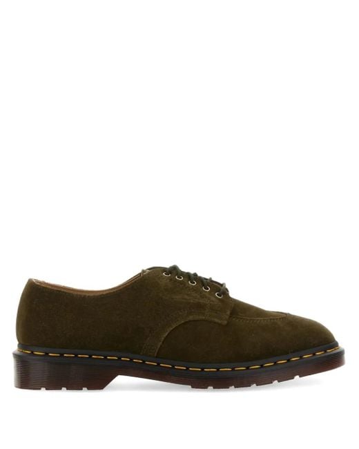 Dr. Martens Brown 2046 Suede Leather Derby Shoes for men