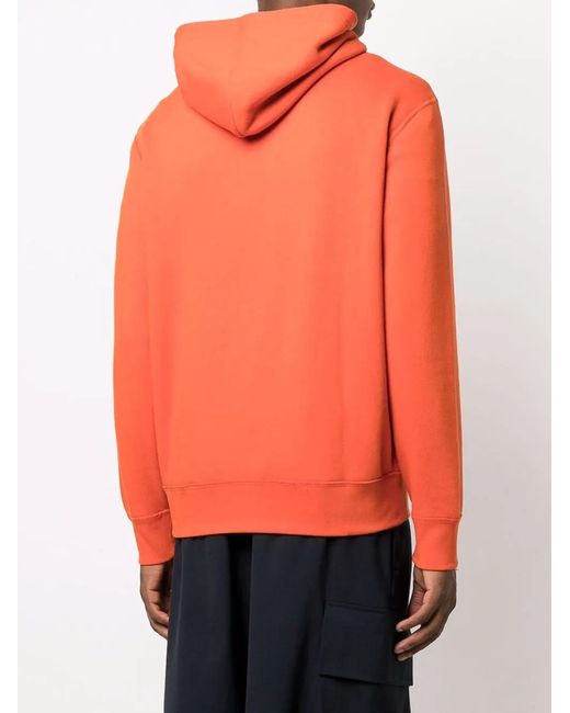 Polo Ralph Lauren Orange Polo Pony-Embroidered Jersey Hoodie for men