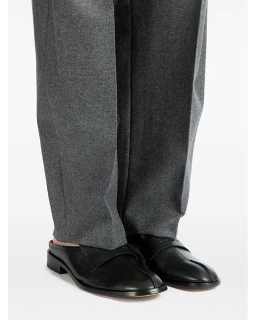 MM6 by Maison Martin Margiela Black Loafer-Style Mules for men