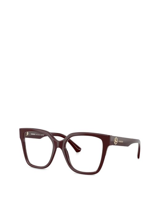 Burberry Purple Square Frame Glasses
