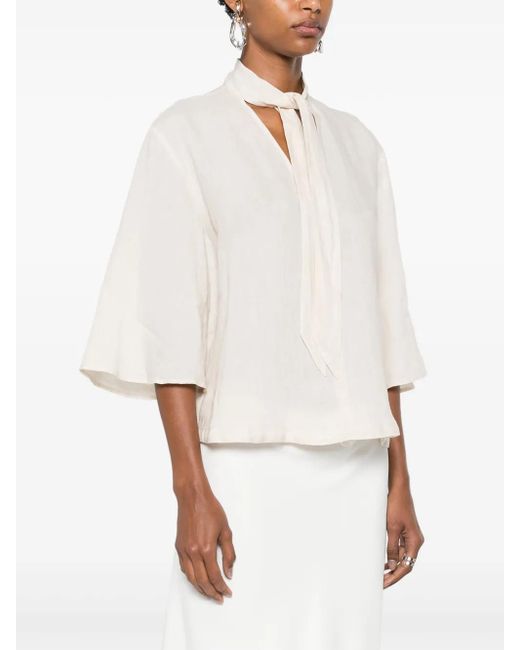 Slowear White Blouse En Toile