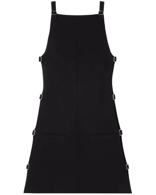 Courreges Black Multi-Strap Mini Dress