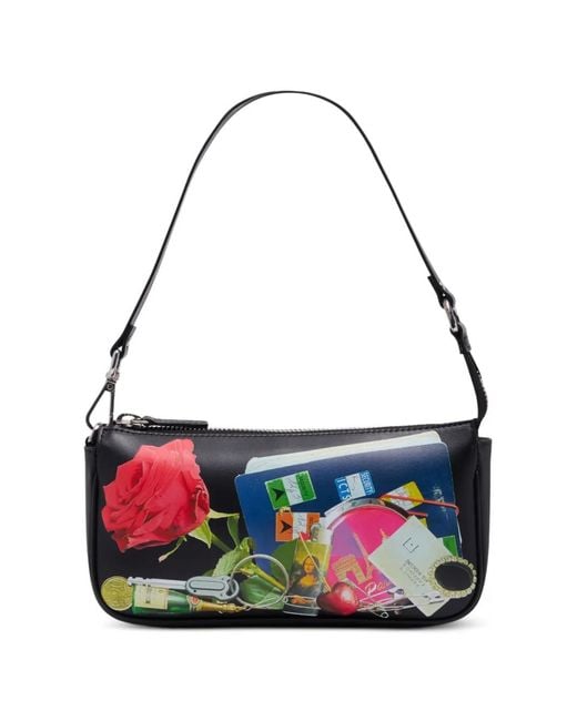 VAQUERA Blue Graphic-Print Tote Bag