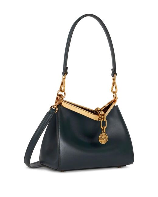 Etro Blue Small Vela Shoulder Bag