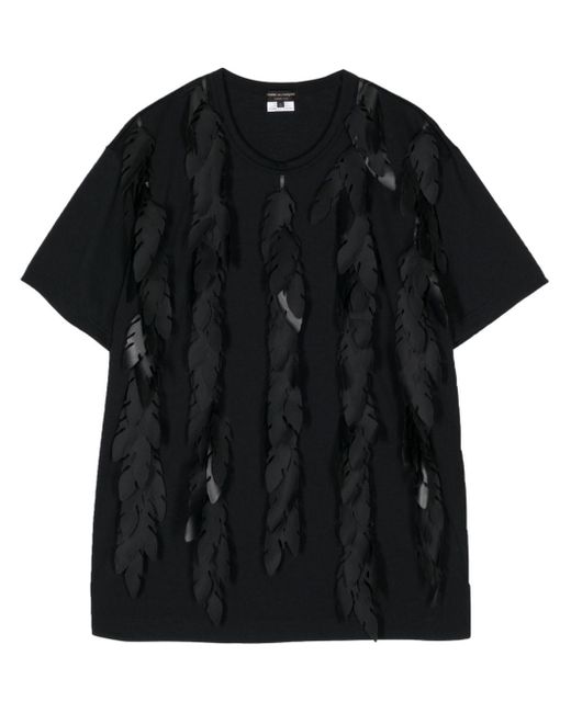 Comme des Garçons T-shirt Met Applicatie in het Black voor heren