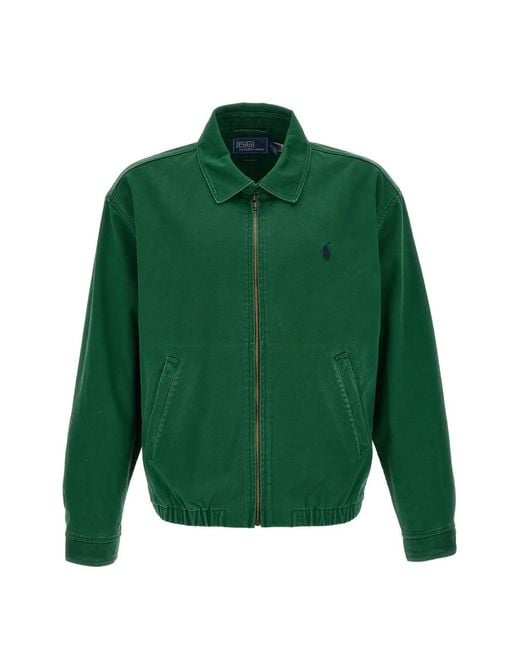Polo Ralph Lauren Green Big Bayport Cotton-Twill Jacket for men