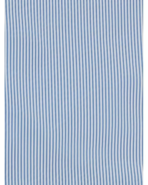 Orlebar Brown Blue Bulldog Stripe Seersucker Swim Shorts for men