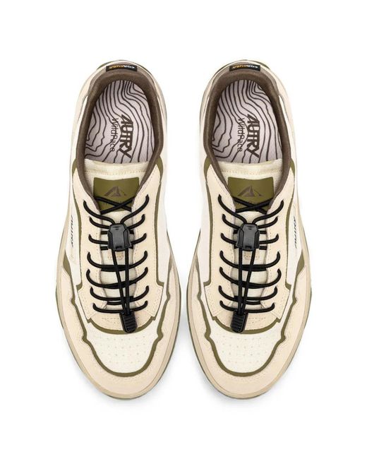 Autry White Wildpace Low Sneakers for men