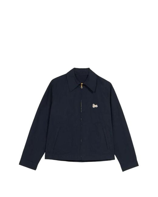 Fortela Blue Zumat Zip-Up Jacket for men