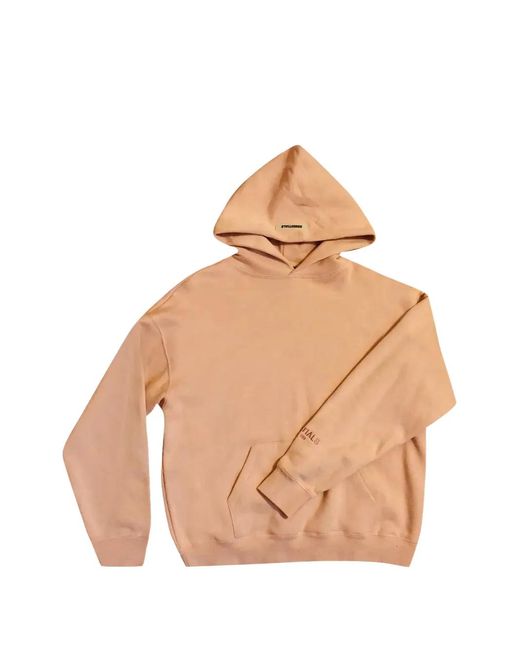 Felpa Con Cappuccio E Logo di Fear Of God in Natural da Uomo