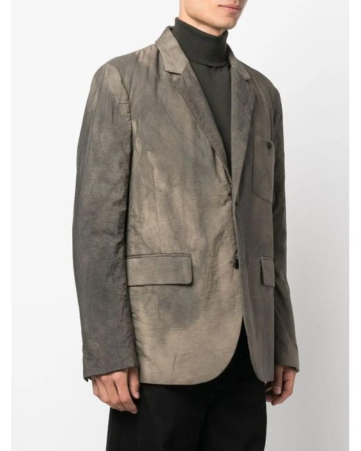Uma Wang Brown Faded Effect Blazer for men