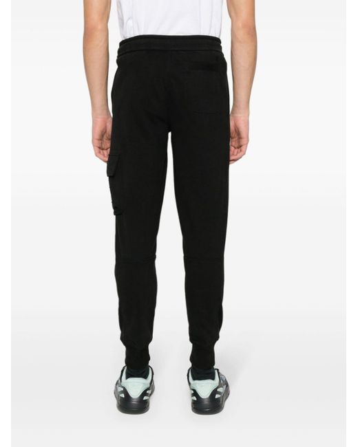 Pantalones de chándal con parche del logo Calvin Klein de hombre de color Black