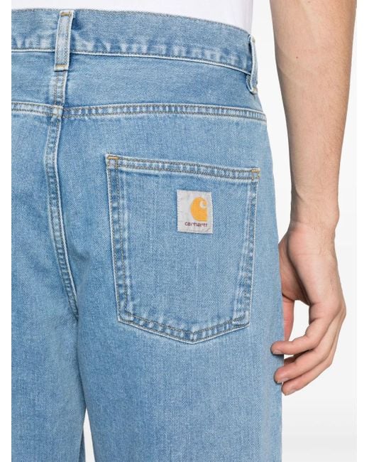 Carhartt Blue Newel Straight-Leg Jeans for men