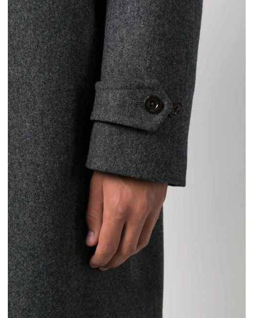 Boglioli Gray Shirt Neck Coat Clothing for men