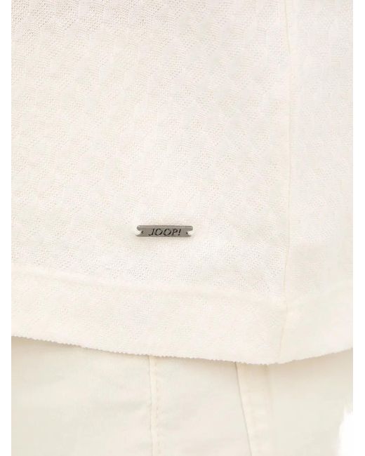 Joop! White Cotton Polo Shirt for men