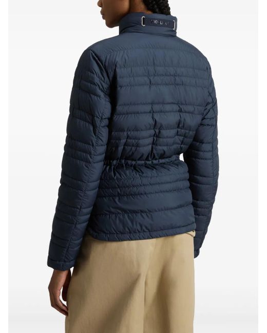 Plumífero Con Botones Woolrich de color Blue