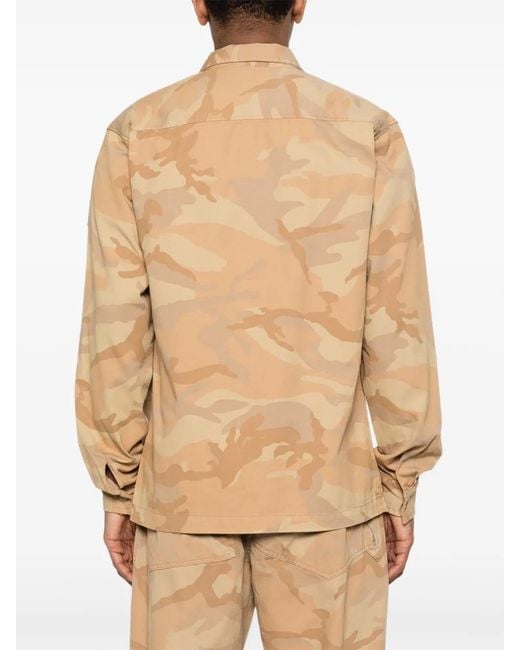 Aries Natural Camouflage Long-Sleeve Shirt for men