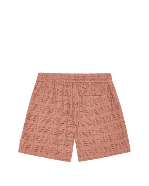 Les Deux Red Charlie Drawstring Shorts for men