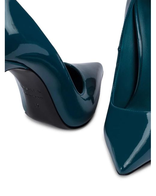 Le Silla Blue Escarpins Eva En Cuir
