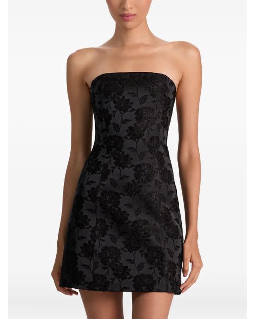 Alice + Olivia Black Velia Minikleid