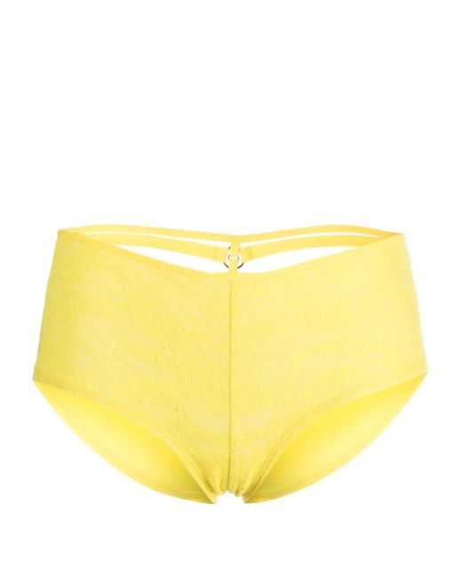 Bragas Space Odyssey con panel de encaje Marlies Dekkers de color Yellow