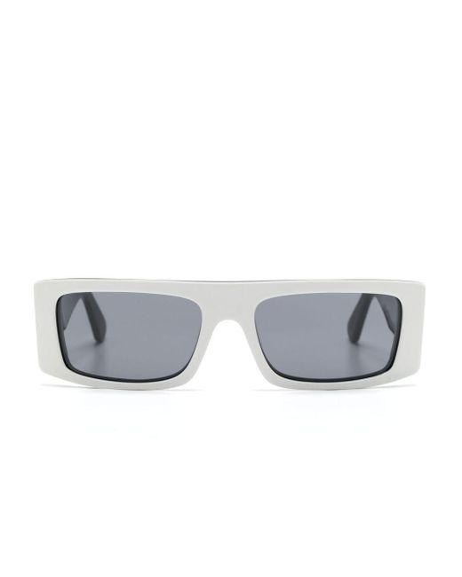 Gcds Gray Rectangle-frame Sunglasses for men