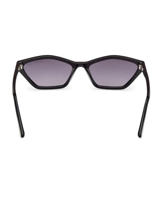 GUESS EYEWEAR Black Cat-Eye Sunglasses
