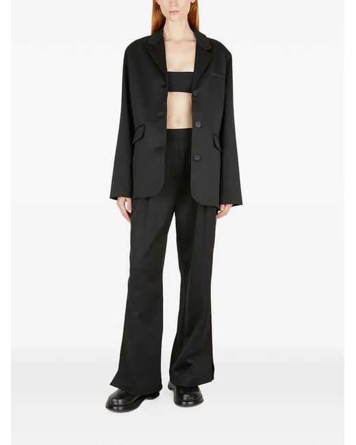 Soulland Black Button Blazer Jacket