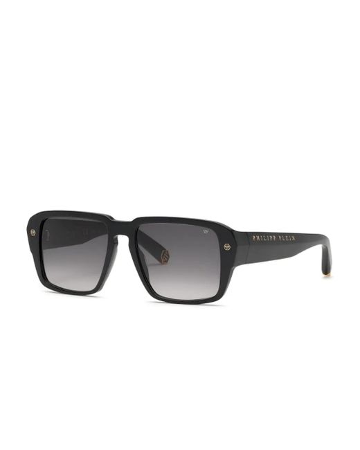 Philipp Plein スクエアフレーム サングラス Black