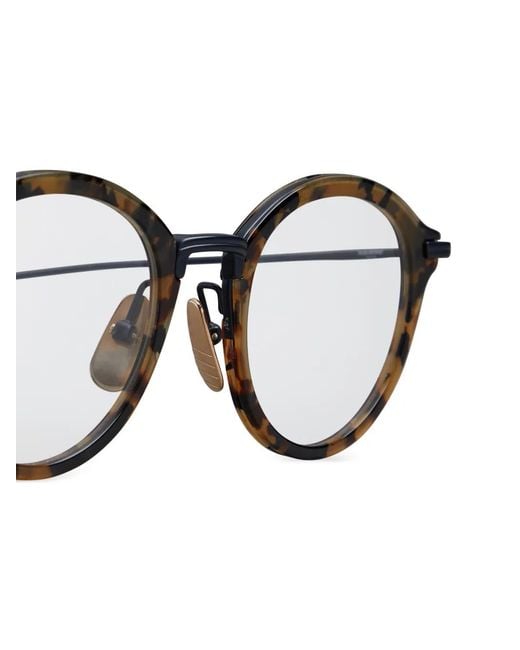 Thom Browne Brown Pantos-Frame Glasses