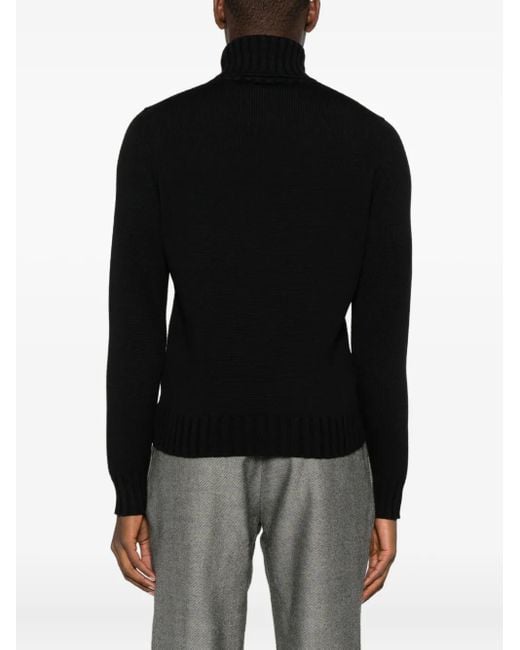 メンズ FILIPPO DE LAURENTIIS Roll-neck Sweater Black
