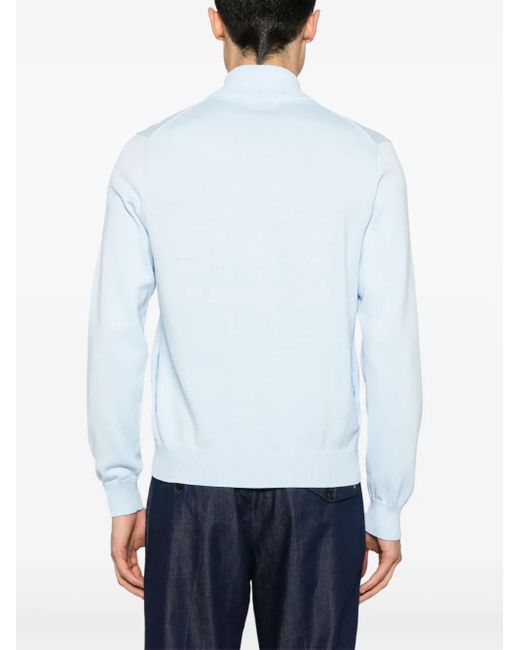 Malo Cardigan mit Reißverschluss in Blue für Herren