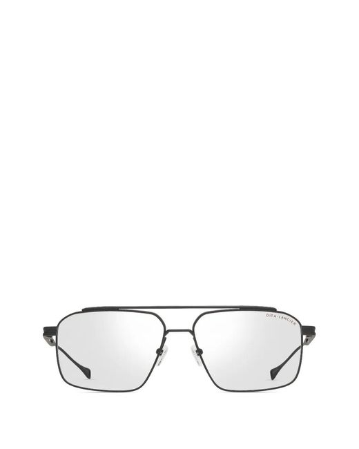 Dita Eyewear Eckige Lsa-134 Brille Mit Doppelsteg in Black für Herren