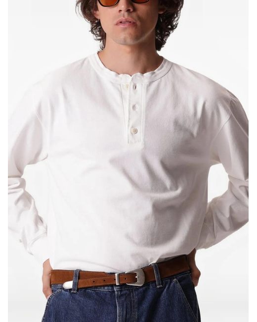 Fortela White Bliss Long-Sleeve T-Shirt for men