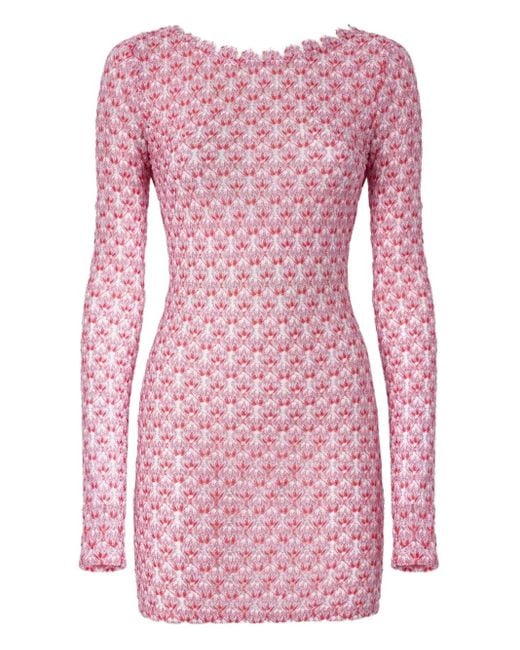 Missoni Pink Patterned Mini Dress