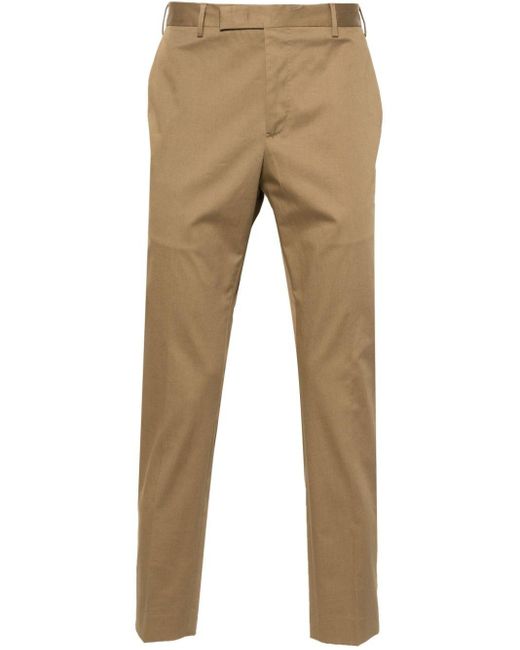 PT Torino Natural Pressed-crease Trousers for men