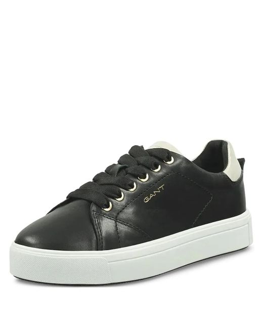 Gant Avona レザースニーカー Black