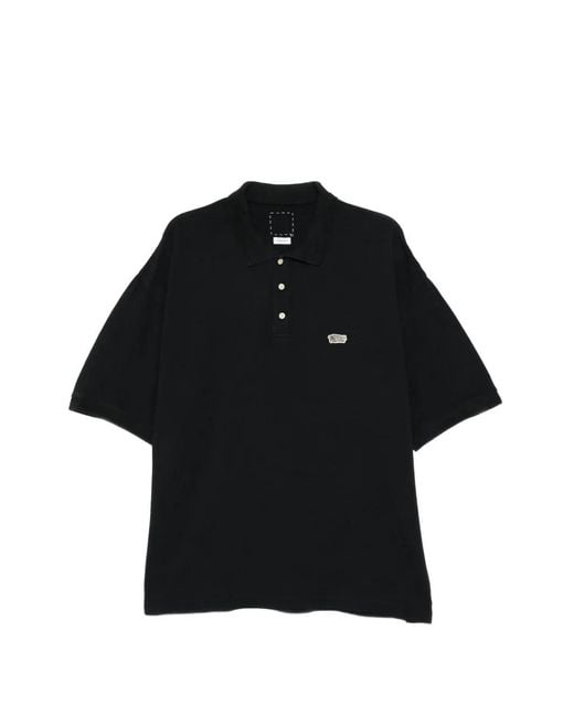 Visvim Black Polo Mondo Weller for men