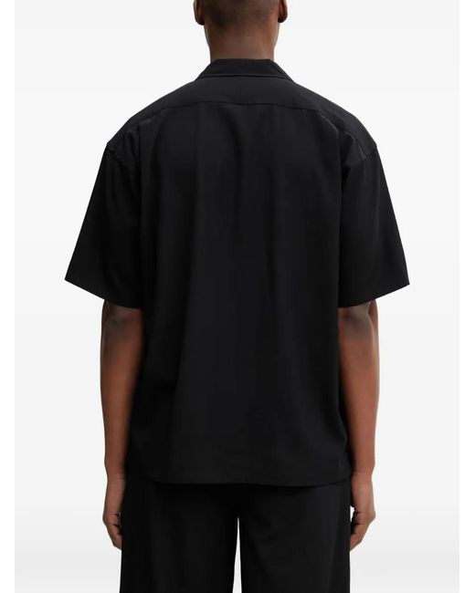 Beams Plus Black Short-Sleeved Shirt for men
