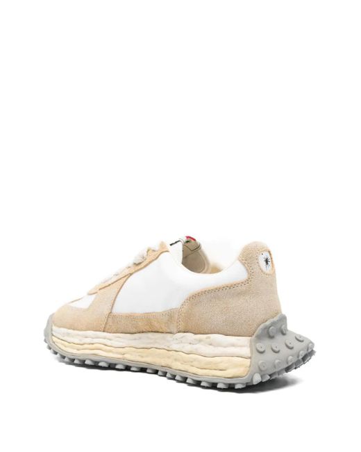 Maison Mihara Yasuhiro Natural Paneled-Design Sneakers