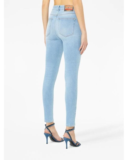 DIESEL Blue Slandy Skinny-Cut Jeans