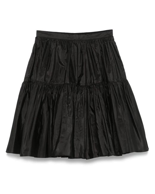 Valentino Garavani シルクスカート Black