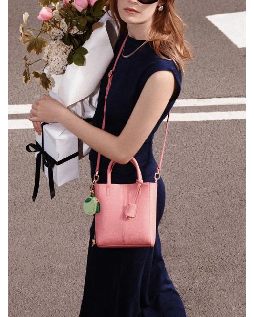 Mini Sac À Main Soft En Cuir Maison De Sabre en coloris Pink