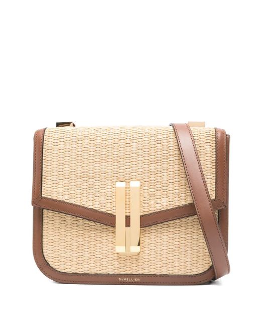 DeMellier London Natural The Vancouver Woven-Raffia Shoulder Bag