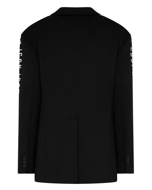 Traje Con Logo Estampado DSquared² de color Black