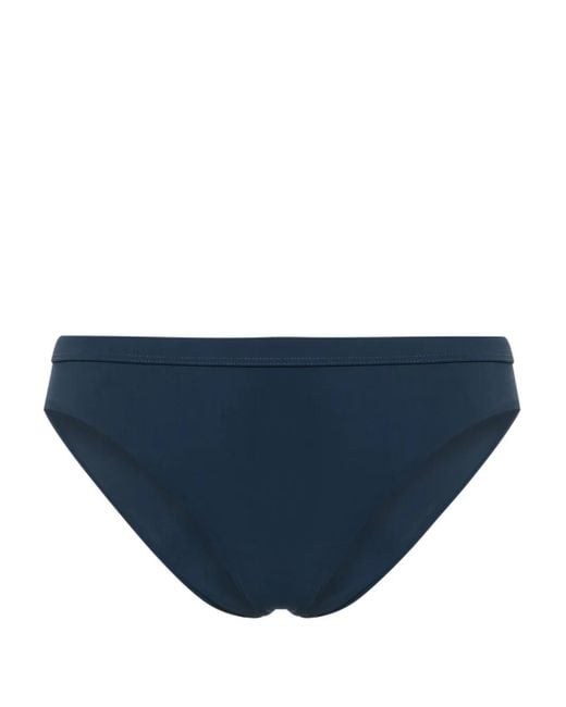 Jil Sander Blue Elasticated-Waistband Bikini Bottom