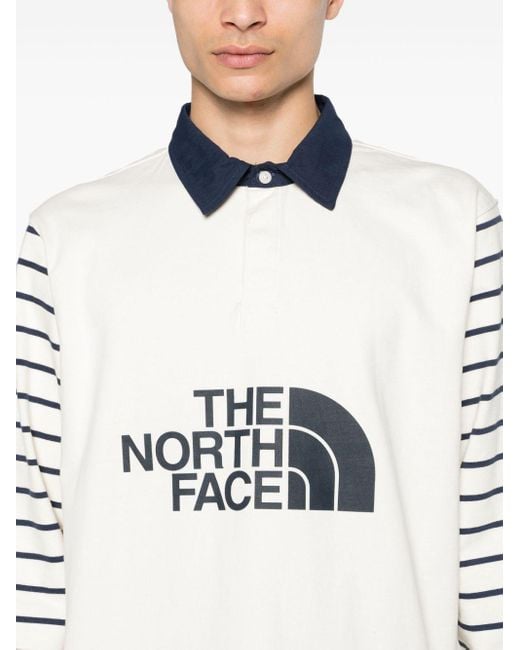 The North Face White Easy Rugby Long-sleeve Polo Shirt for men