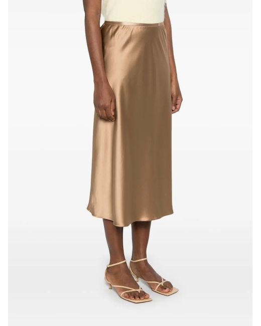 Max Mara Natural Carnet Midi Skirt