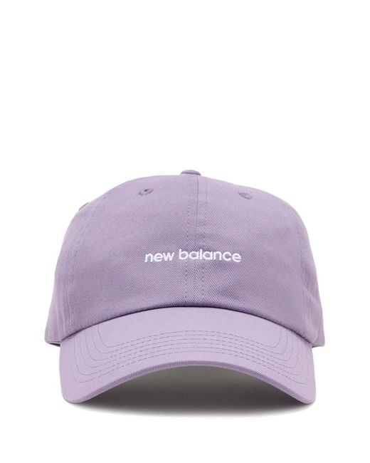 New Balance Purple Embroidered Cap