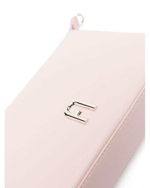 Furla Pink Mini Diamante Cross Body Bag